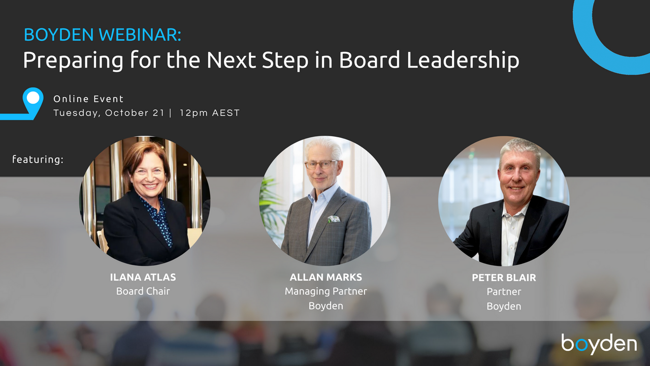 Register for the webinar on October 21 at 12pm AEST with Ilana Atlas, Allan Marks and Peter Blair